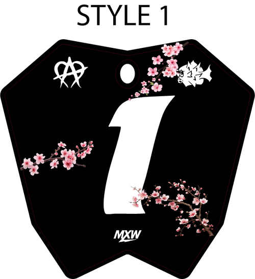 Cherry Blossom Rtr Front Plate Decal